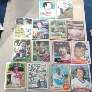 Vintage Baseball Trading Cards Collection